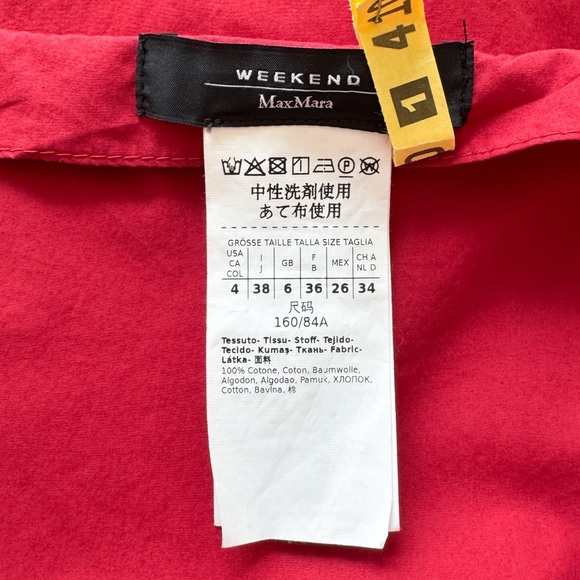 MAXMARA • Faita Shirt Dress in Cherry - Picture 11 of 16